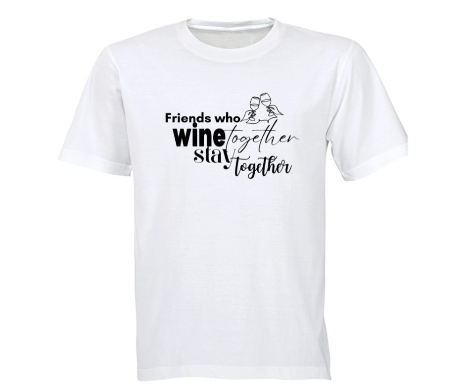White ladies graphic wine tee
