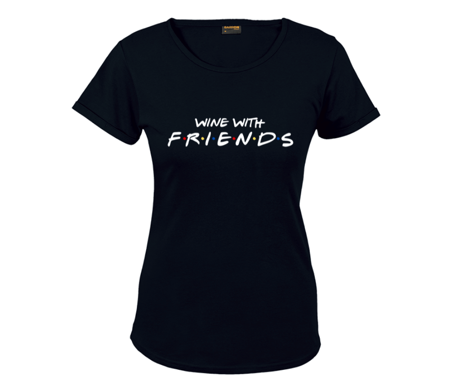 Wine With Friends Tee - Image 3