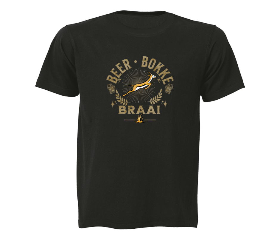 πΊππ₯ BEER BOKKE BRAAI β The Ultimate South African T-Shirt - Image 5