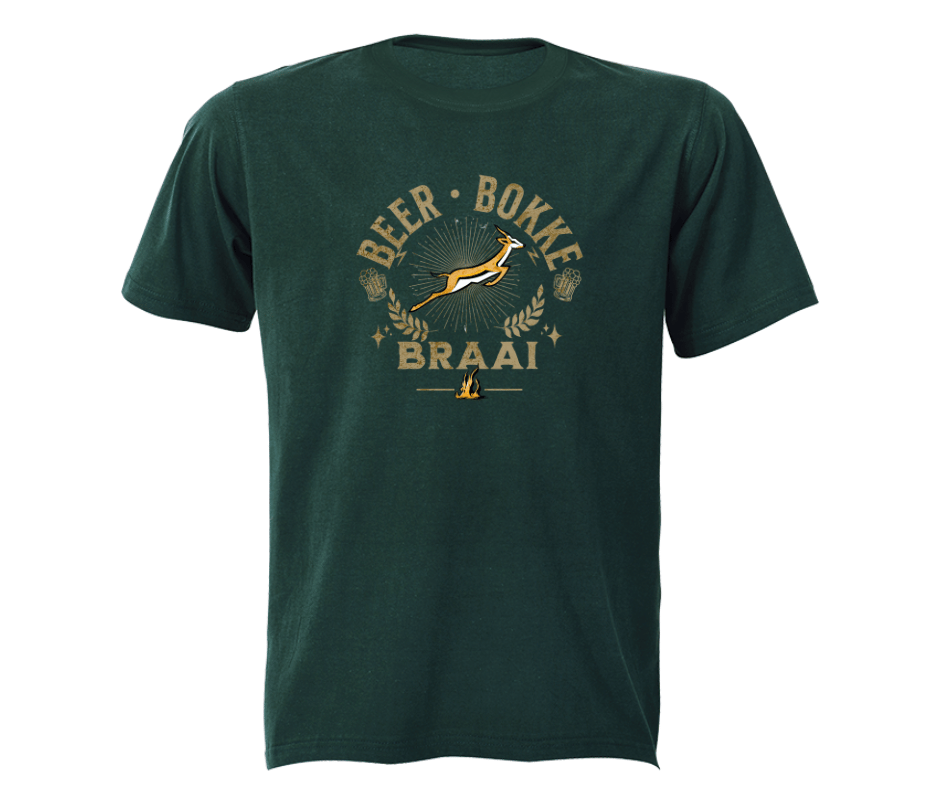 πΊππ₯ BEER BOKKE BRAAI β The Ultimate South African T-Shirt - Image 6