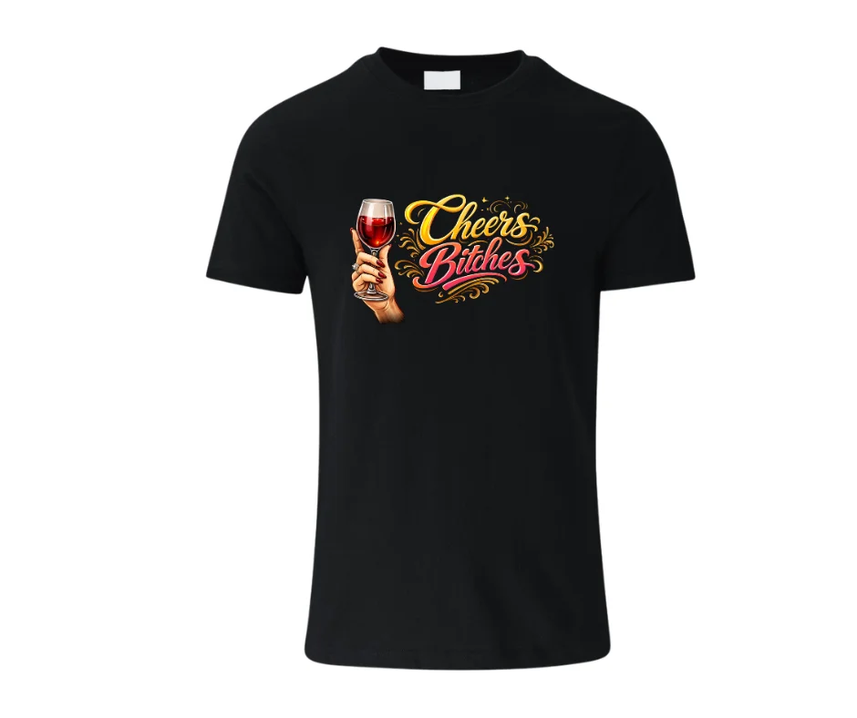 Wine-Ot Cheers Bitches | Wine Themed T-Shirt | Wine Tee Uni