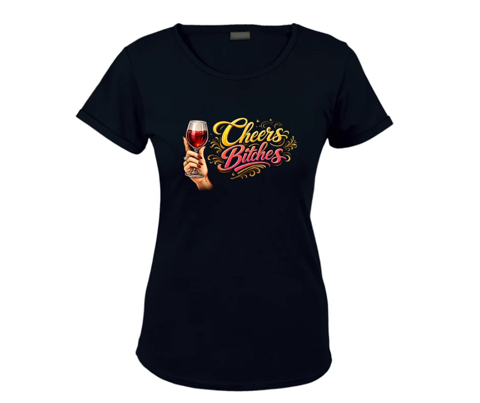 Wine-Ot Cheers Bitches | Wine Themed T-Shirt | Wine Tee Ladies