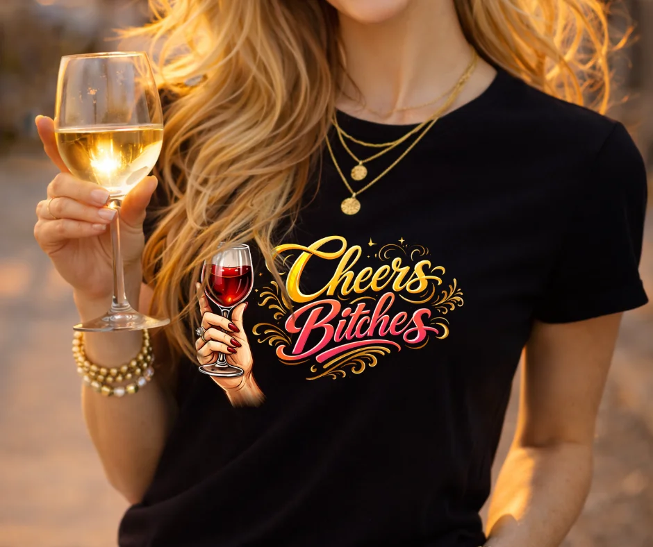 Wine-Ot Cheers Bitches | Wine Themed T-Shirt | Wine Tee