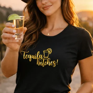 wine-Ot tequila bitches | Tequila Tee | Tequila lover t-shirt