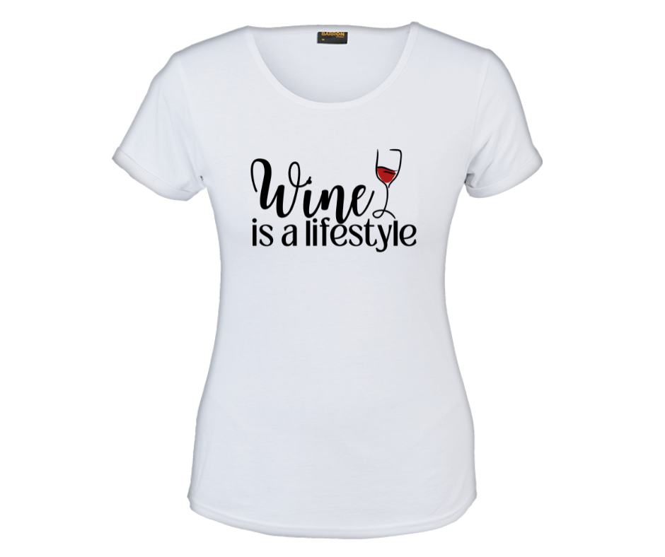 Wine Is a Lifestyle Tee - Image 2