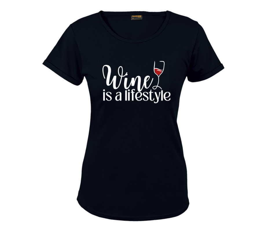 Wine Is a Lifestyle Tee - Image 3