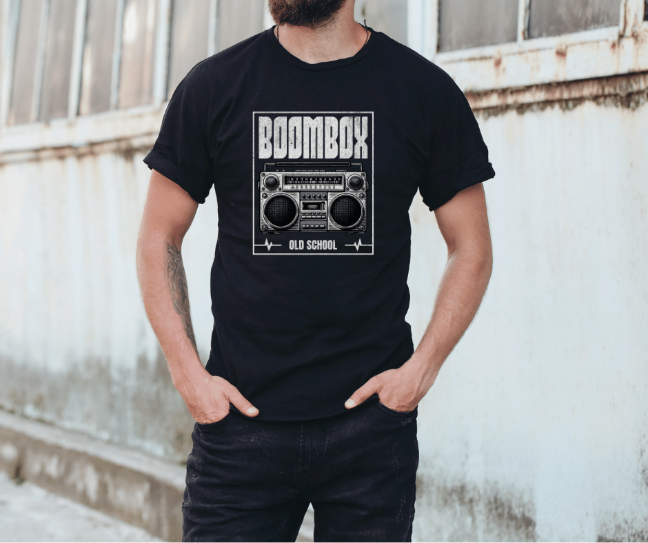 Wine-ot Social Boombox Tee | Wine-Ot Tee | Graphic T-Shirt