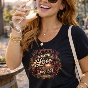 Wine-Ot Wine is my love language Tee | Wine Tee | Wine Themed Tee