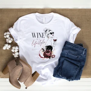 Wine-ot Wine Is My Life Style Tee | Lifestyle Tee | Wine T-shirt