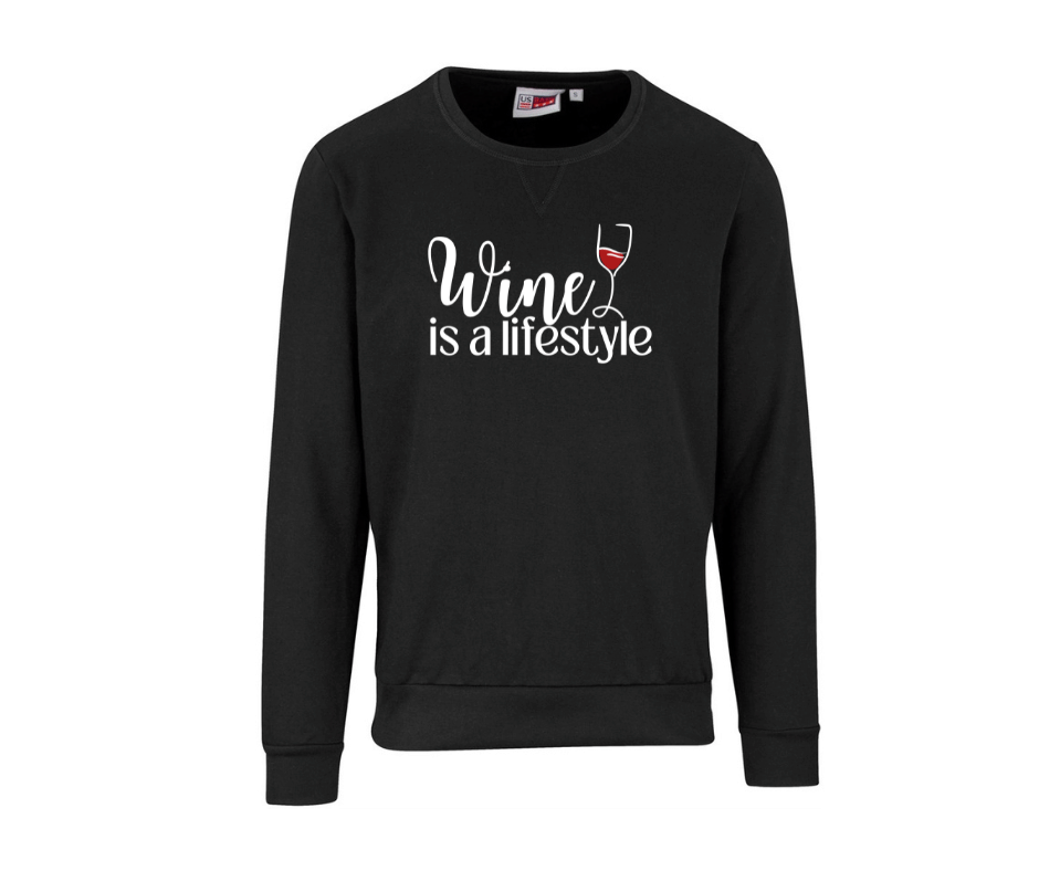 Wine is a Lifestyle Sweater