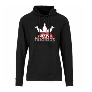 Wine-Ot Hadidas Hoodie Black | Hadidas Hoodie | South African Hoodie