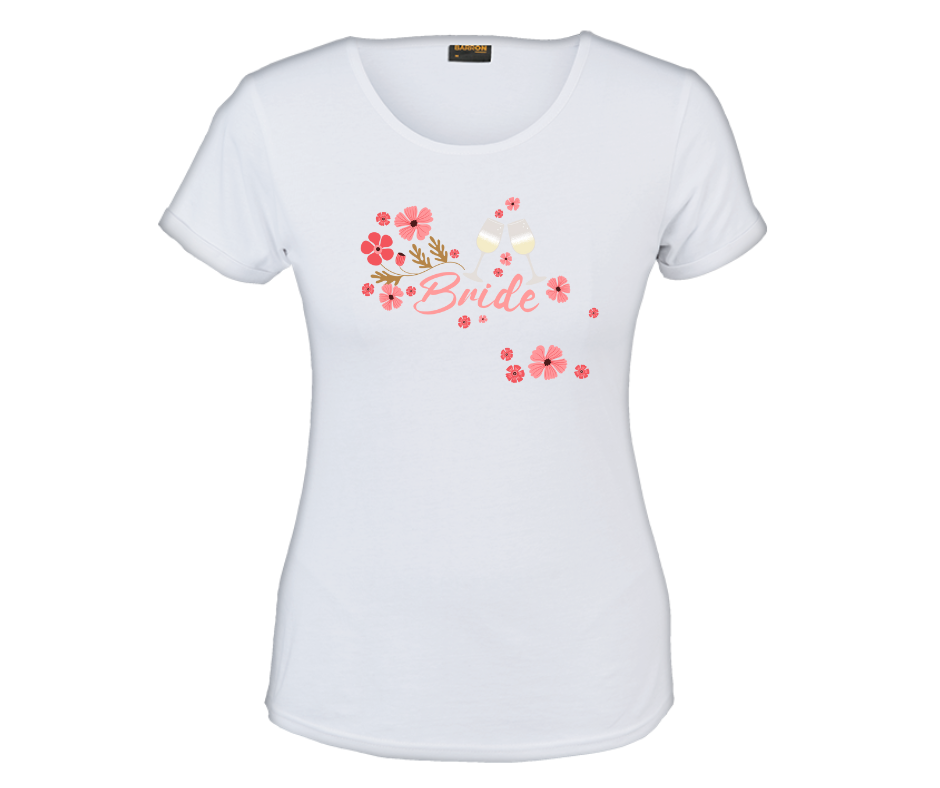 Bride Floral & Fizz Tee - Image 2