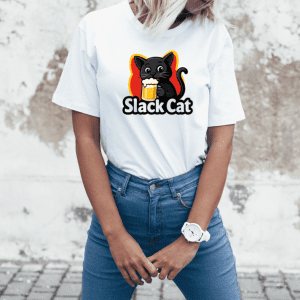 Slack Cat Tee