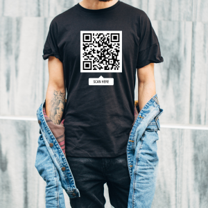 black scan me shirt unisex
