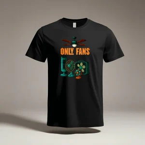 Wine-Ot Only Fan Tee Black | Only Fans | Wine-Ot Tee