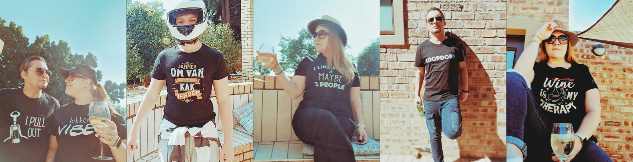 graphic banner showing different graphic tshirts