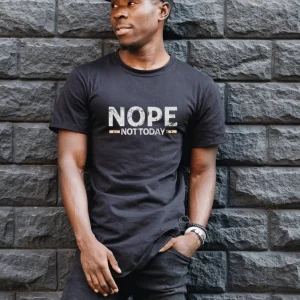 wine-Ot Nope. Not Today. T-Shirt | Sarcasm T-Shirt