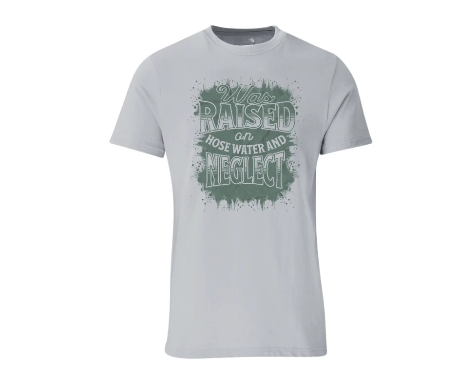 Wine-Ot Raised on Hose Water & Neglect Graphic T-Shirt | Old School T-Shirts | Wine-Ot T-shirt