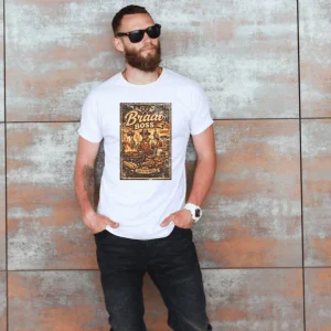 Wine-Ot Braai Boss Tee – King of the Braai | braai Themed T-shirt | Braai Tee's