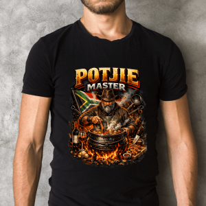 Wine-Ot Potjie Master Graphic T-Shirt | Braai Themed T-shirt | Potjie Tee