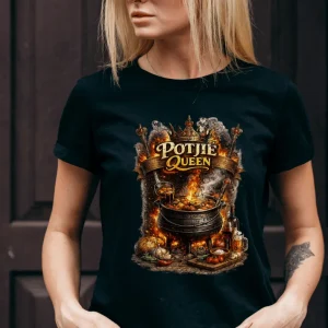 Wine-Ot Potjie Queen Graphic T-Shirt | Potjie T-shirt | Wine-Ot Tee's