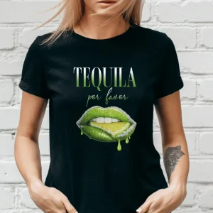 Wine-Ot Tequila Por Favor Graphic T-Shirt | Tequila Themed T-Shirt
