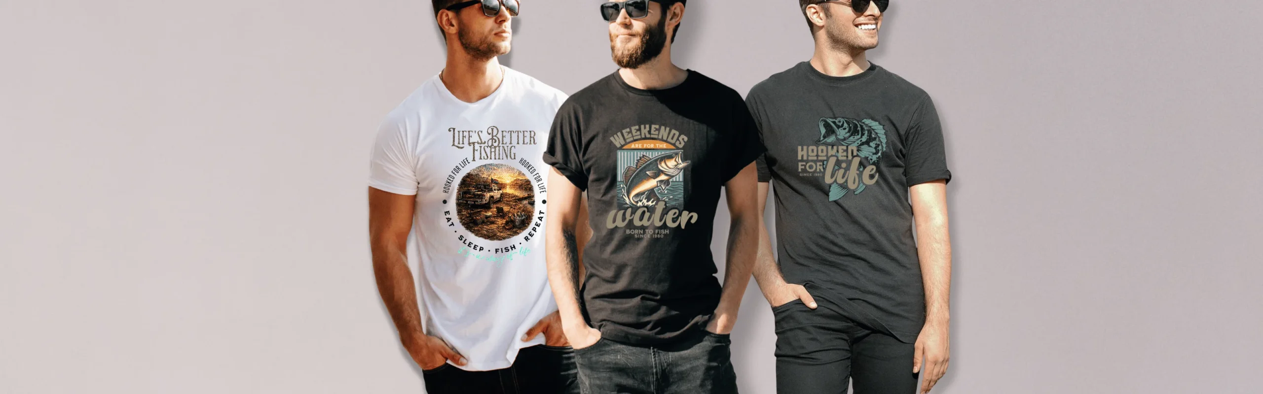 Wine-Ot The Fishing Life Range of Tee's | Fishing Themed T-shirts
