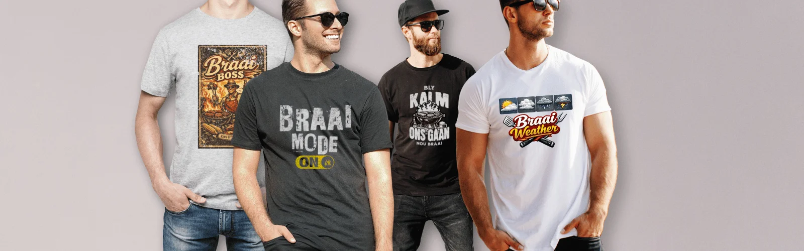 wine-Ot Web Banner Braai Mode Range | Braai Range of T-shirts