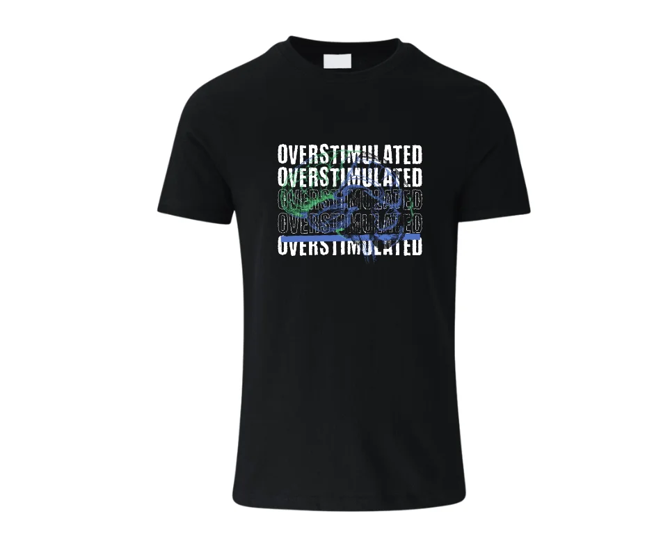 Wine-Ot “Overstimulated” Graphic T-Shirt | ADHD T-Shirt | Overstimulated Tee