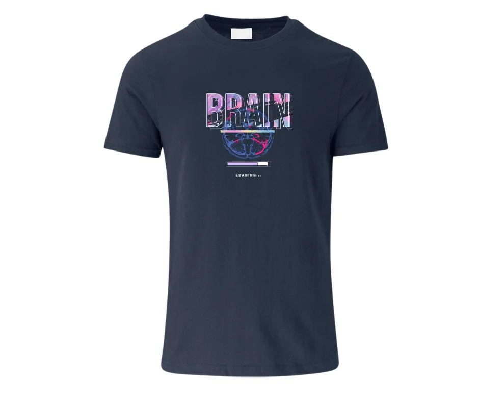 Wine-Ot “Brain Loading…” Funny ADHD Graphic T-Shirt | ADHD Tee