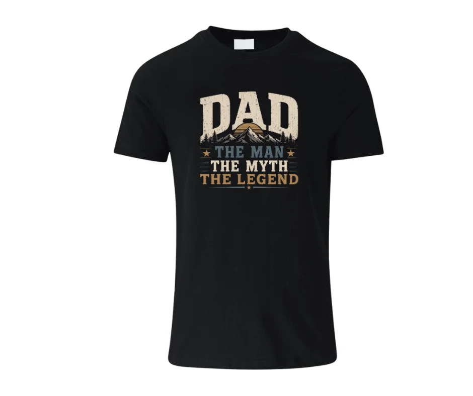 wine-Ot Dad – The Man The Myth The Legend T-Shirt grey | Dad Tshirt | Father's Day