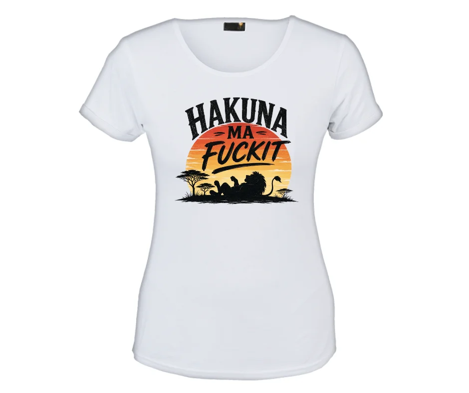 wine-Ot Hakuna Ma Fuckit T-Shirt | Passive aggressive Tee