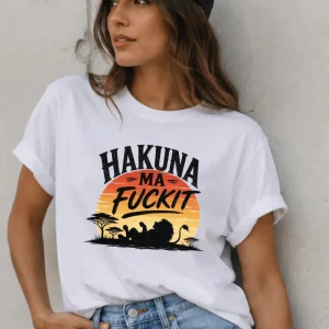 wine-Ot Hakuna Ma Fuckit T-Shirt | Passive aggressive Tee