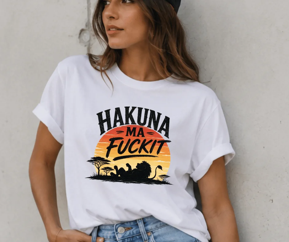 wine-Ot Hakuna Ma Fuckit T-Shirt | Passive aggressive Tee