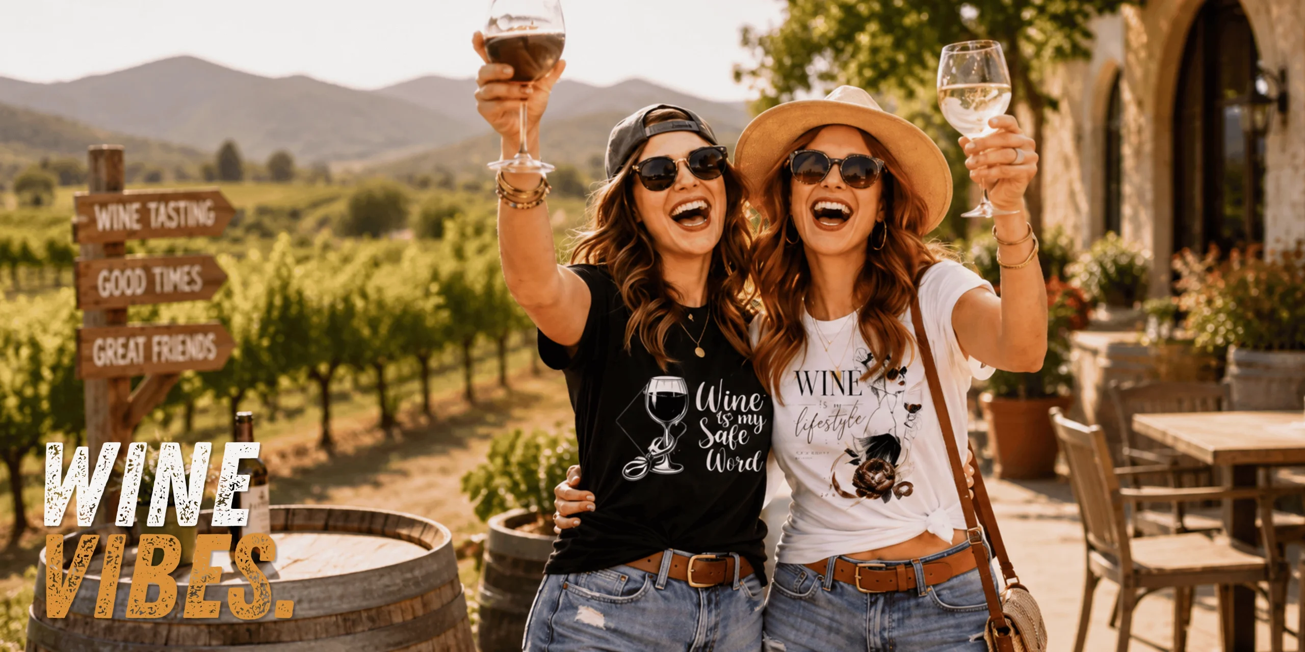 Wine-Ot Wine Vibes Range | Wine Themed T-Shirts